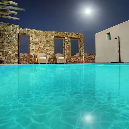 Luxury Mykonos Sunkissed Private Pool Kastro 빌라