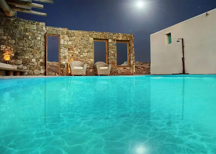 Luxury Mykonos Sunkissed Private Pool Kastro Villa